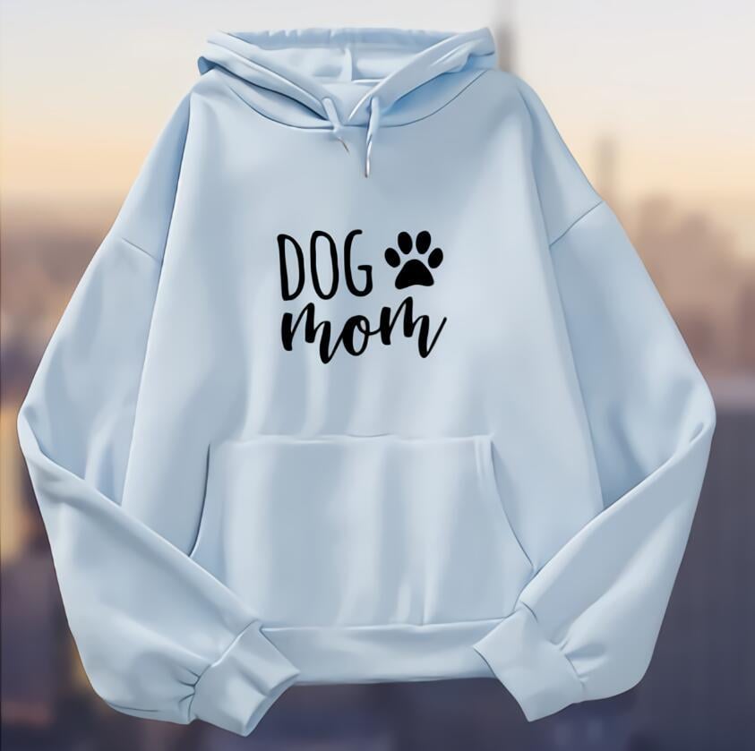 Bequemer Mode-Hoodie für Hundemamas