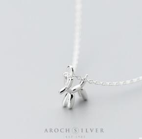 925 Silber Hundehalskette