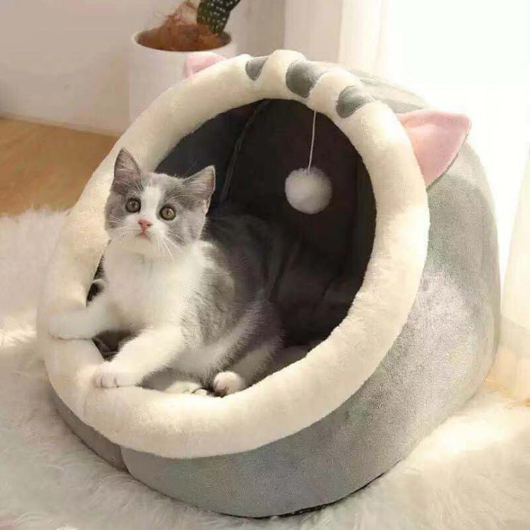 Katzenhaus für alle Jahreszeiten - Gemütliche Villa