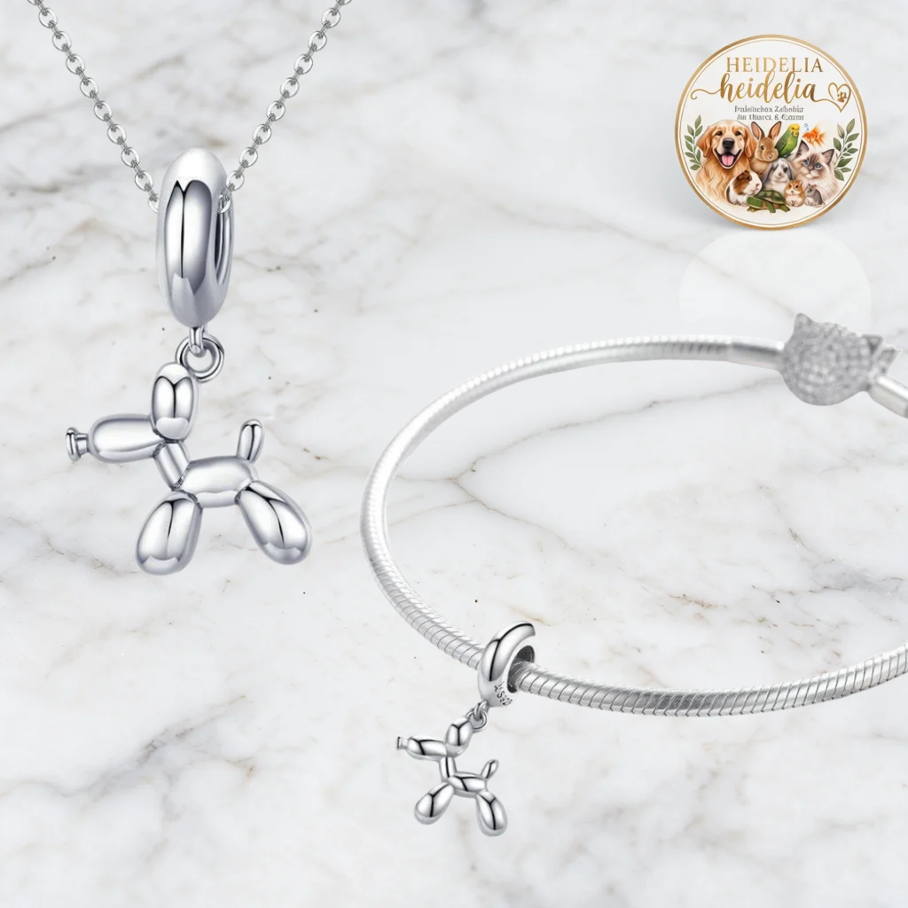 Ballonhund S925 Silber Anhänger