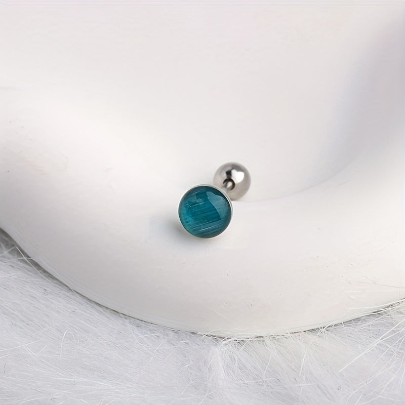 Cat Eye Fish Scale Tongue Piercing Jewelry Set (5pcs)