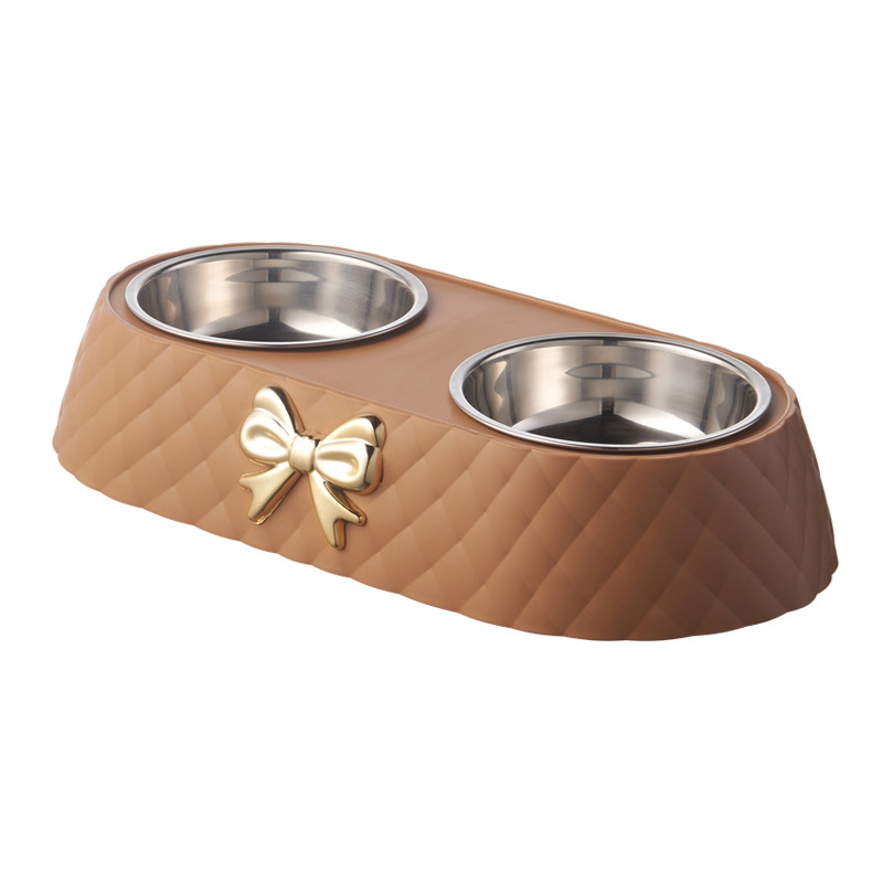 Schleifen-Design Katzenfutterschale