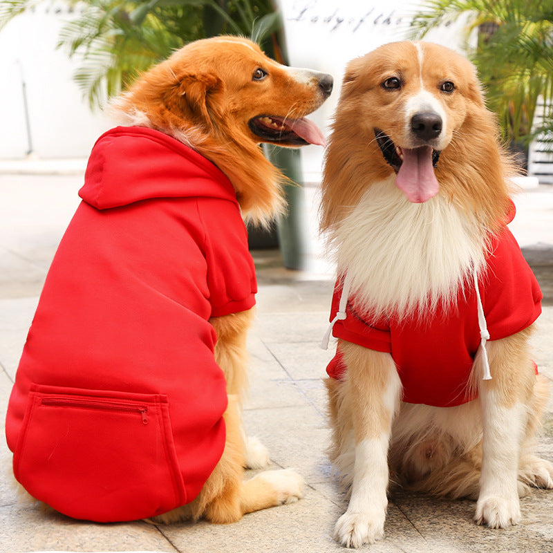 Hundepullover mit Reißverschlusstasche