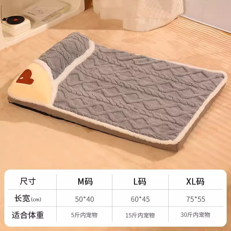 Komfortables dickes Hundebett - Waschbares Design