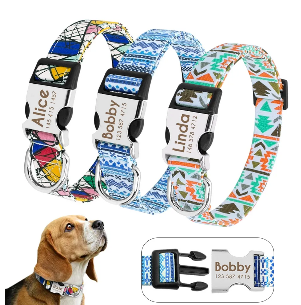 Angepasster graviertes Anti-verloren Hundehalsband-Anhänger