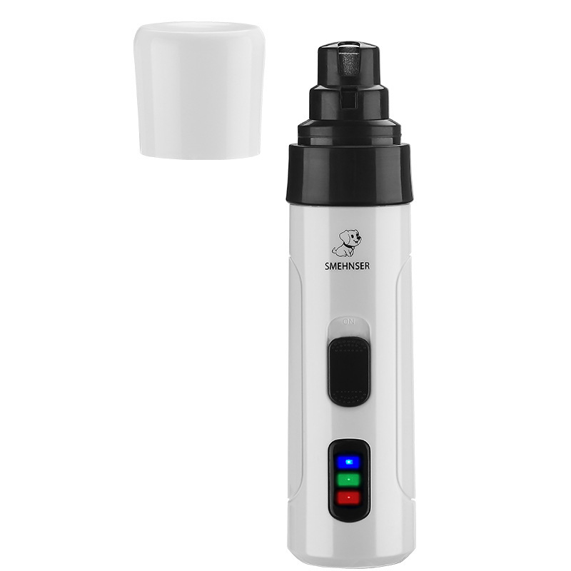 Elektrischer Haustier-Nagelpolierer Maniküre USB-Ladung Nagelklipper für Katzen und Teddybären Nagelscheren Reinigungszubehör