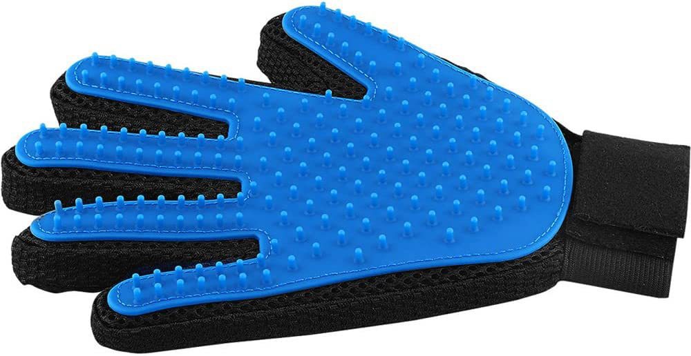Pflegebürste und Massagehandschuh für Katzen