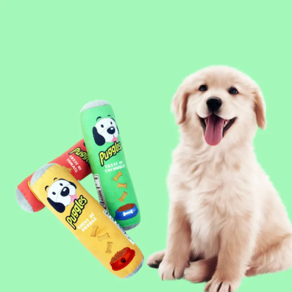 Weiches Plüschhundespielzeug