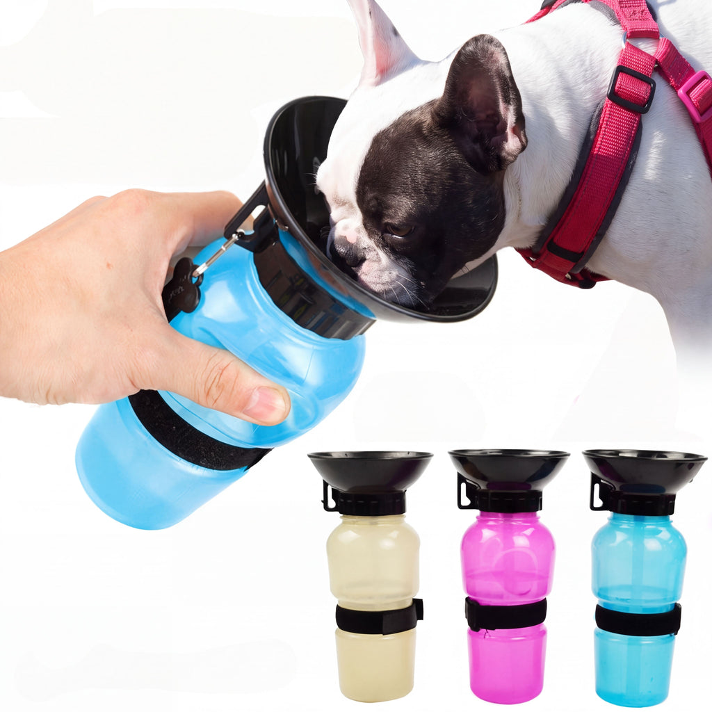 Tragbare Hund Wasserflasche mit Squeeze-Spender