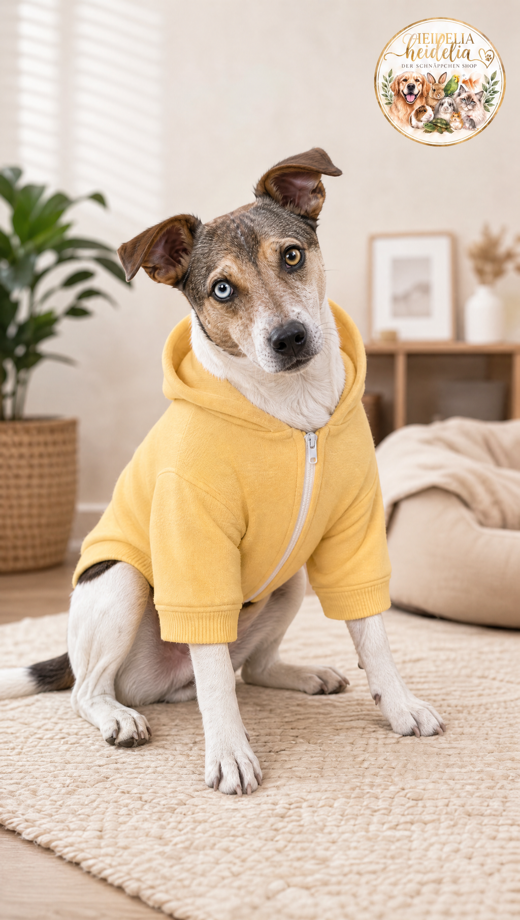 Hundepullover mit Buchstaben