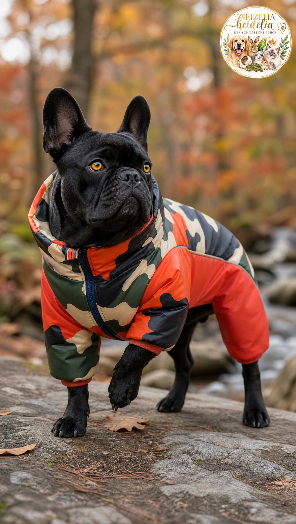 Wasserfester Tarnmantel für Hunde