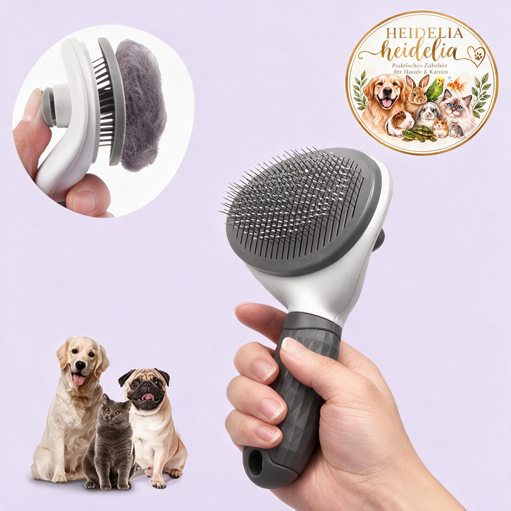 Edelstahl Haustierkamm für Hunde & Katzen