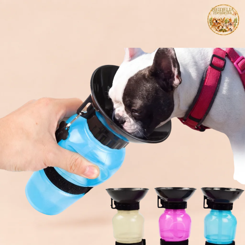 Tragbare Hund Wasserflasche mit Squeeze-Spender